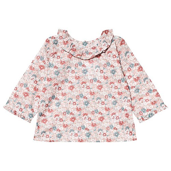Bonpoint Baby Ganiti Blouse Pink Floral Print - Advice from a Caterpillar