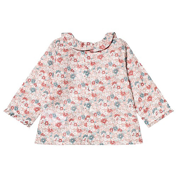 Bonpoint Baby Ganiti Blouse Pink Floral Print - Advice from a Caterpillar