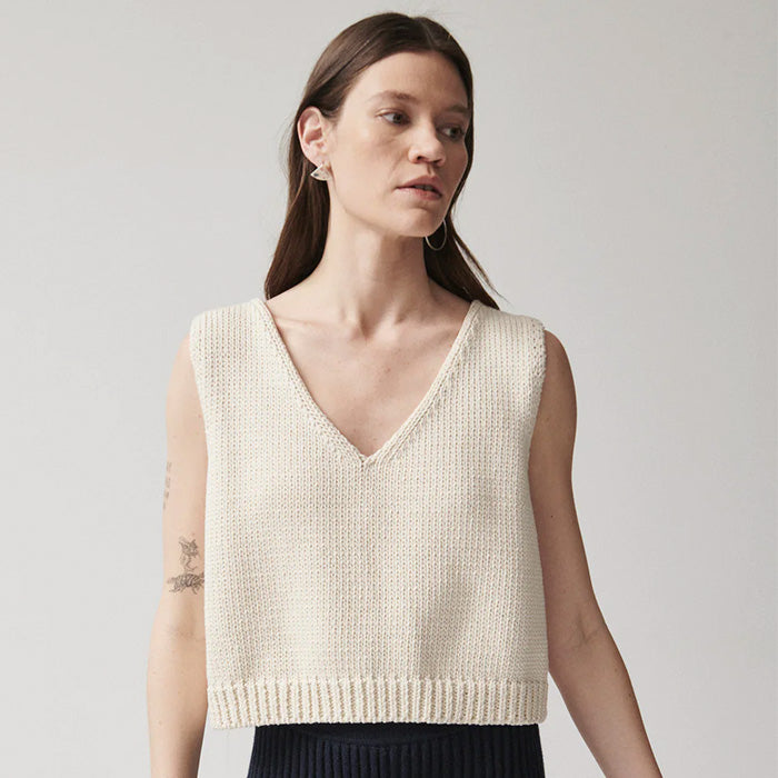 Misha & Puff Woman Box Vest Marzipan Cream