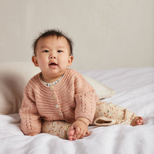 Misha & Puff Baby Pram Cardigan Faded Rose Pink - Advice from a