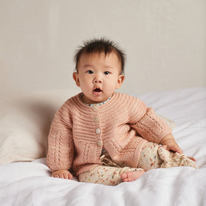 Misha & Puff Baby Pram Cardigan Faded Rose Pink - Advice from a