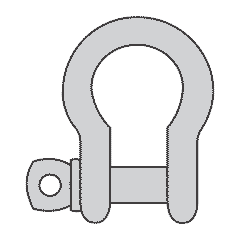 bow anchor shackle type