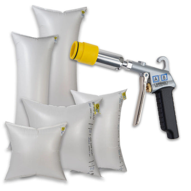 poly-woven dunnage air bags and inflator guns from us cargo control