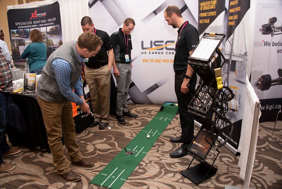 USCC tradeshow display