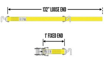 wheel strap with three connection points spec example