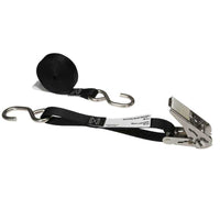 1” x 16' S-Hook Ratchet Tie-Down, Bulk - APS-15192