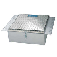 Underbody Truck Tool Boxes - Aluminum Diamond Plate Door - 24x24x60