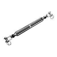 5/8 x 7-5/8 Jaw & Jaw Stainless Steel Pipe Turnbuckles