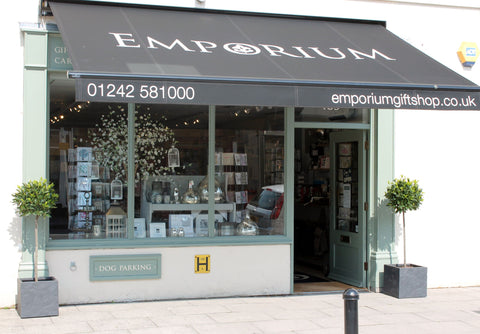 Photograph of the outside of Emporium Gift Shop in Cheltenham