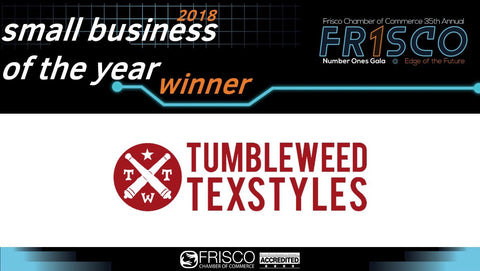 Tumbleweed TexStyles Small Business of The Year Frisco