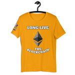 CryptoMind " Long Live The Blockchain " Unisex T-Shirt