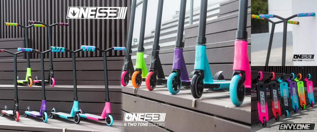 The Envy One S3 is perfect for the younger riders experiencing with freestyle scootering
