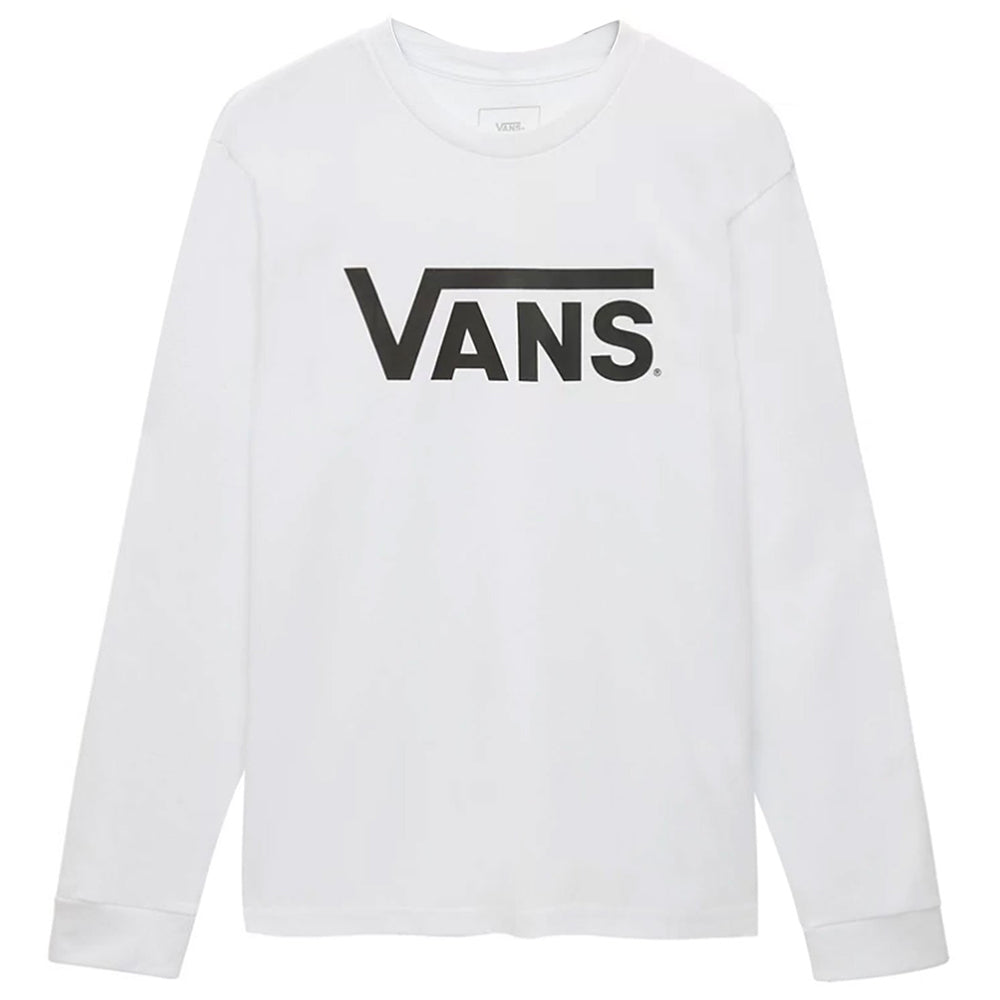 vans black and white long sleeve