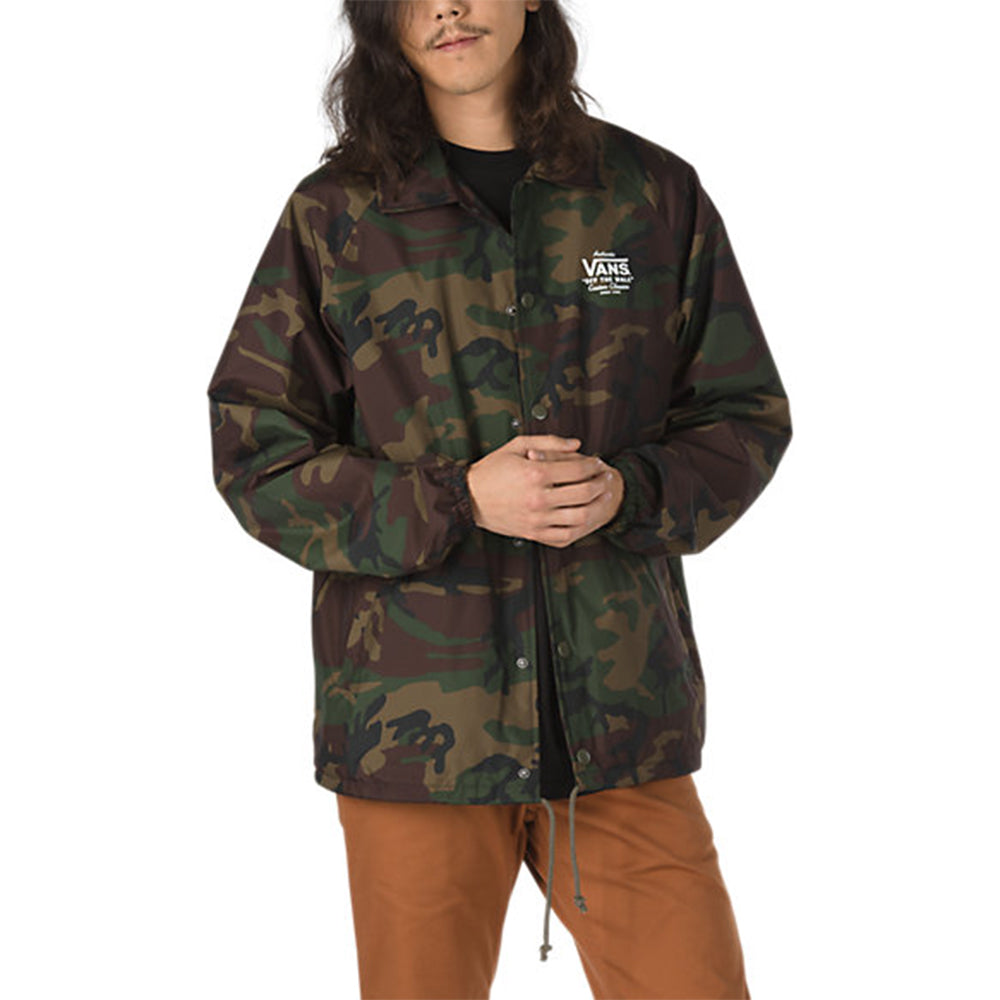 vans torrey jacket white camo