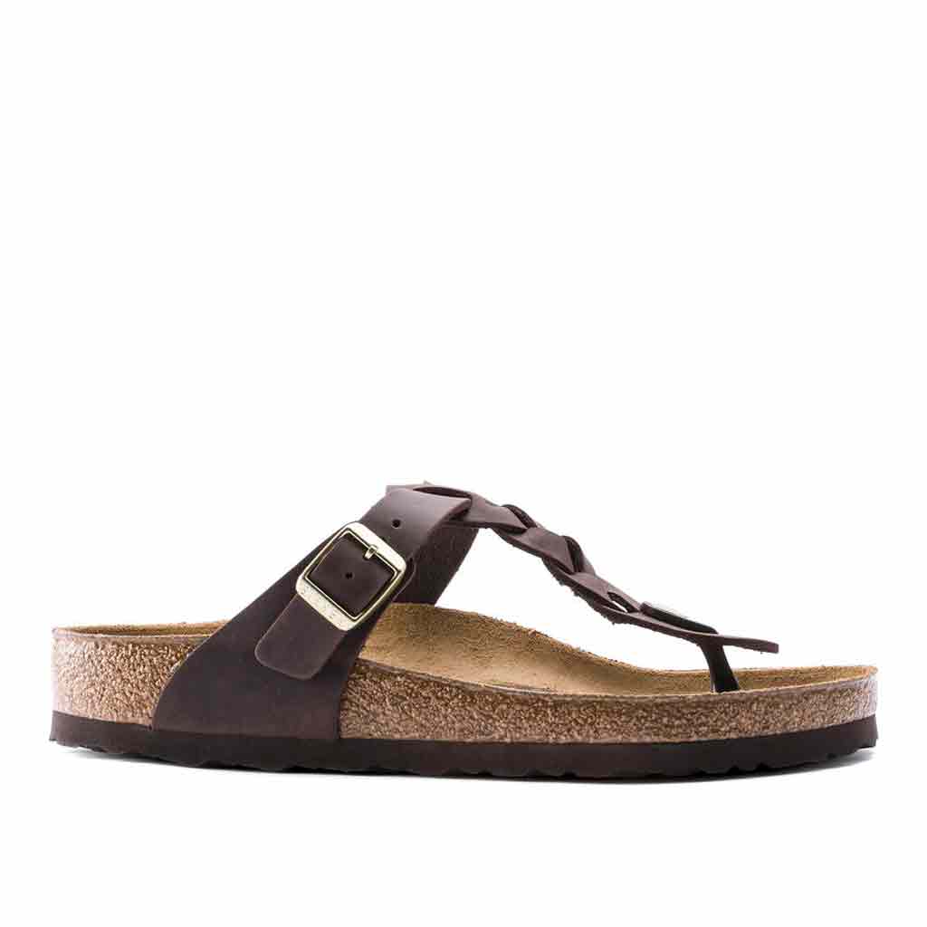 Birkenstock Gizeh Sandal for Women - Brown Braid | Sole Food