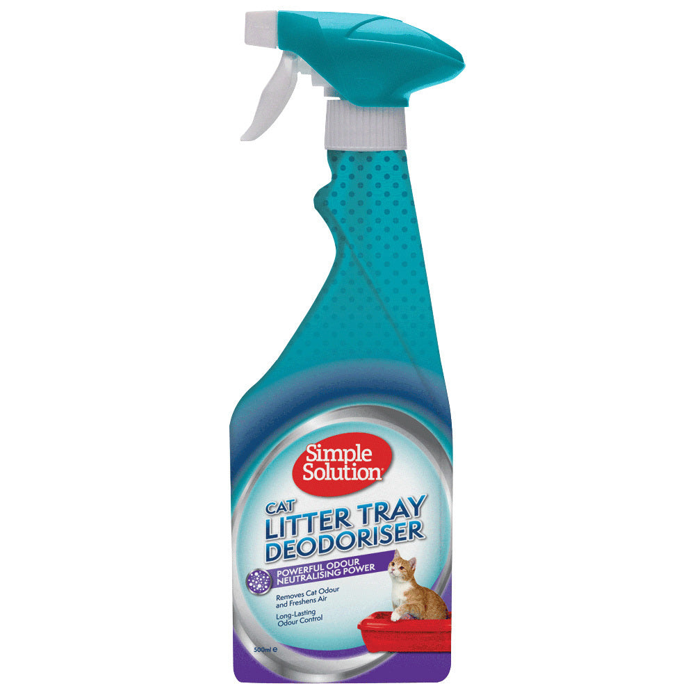 Simple Solution Cat Litter Tray Deodoriser Odour Neutraliser 500ml Don T Furr Get The Cat