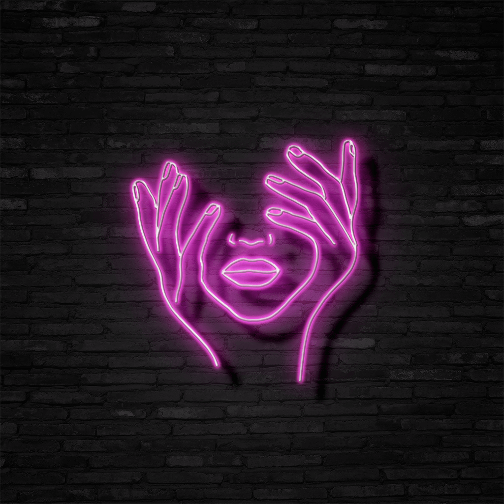 A Thinking Lady - Neon Sign - Neon Mama