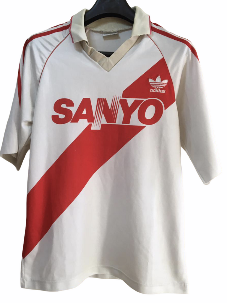 Mecánica Aburrir Abultar 1990 River Plate Argentina Authentic Adidas Sanyo Short Sleeve (M) – Proper  Soccer