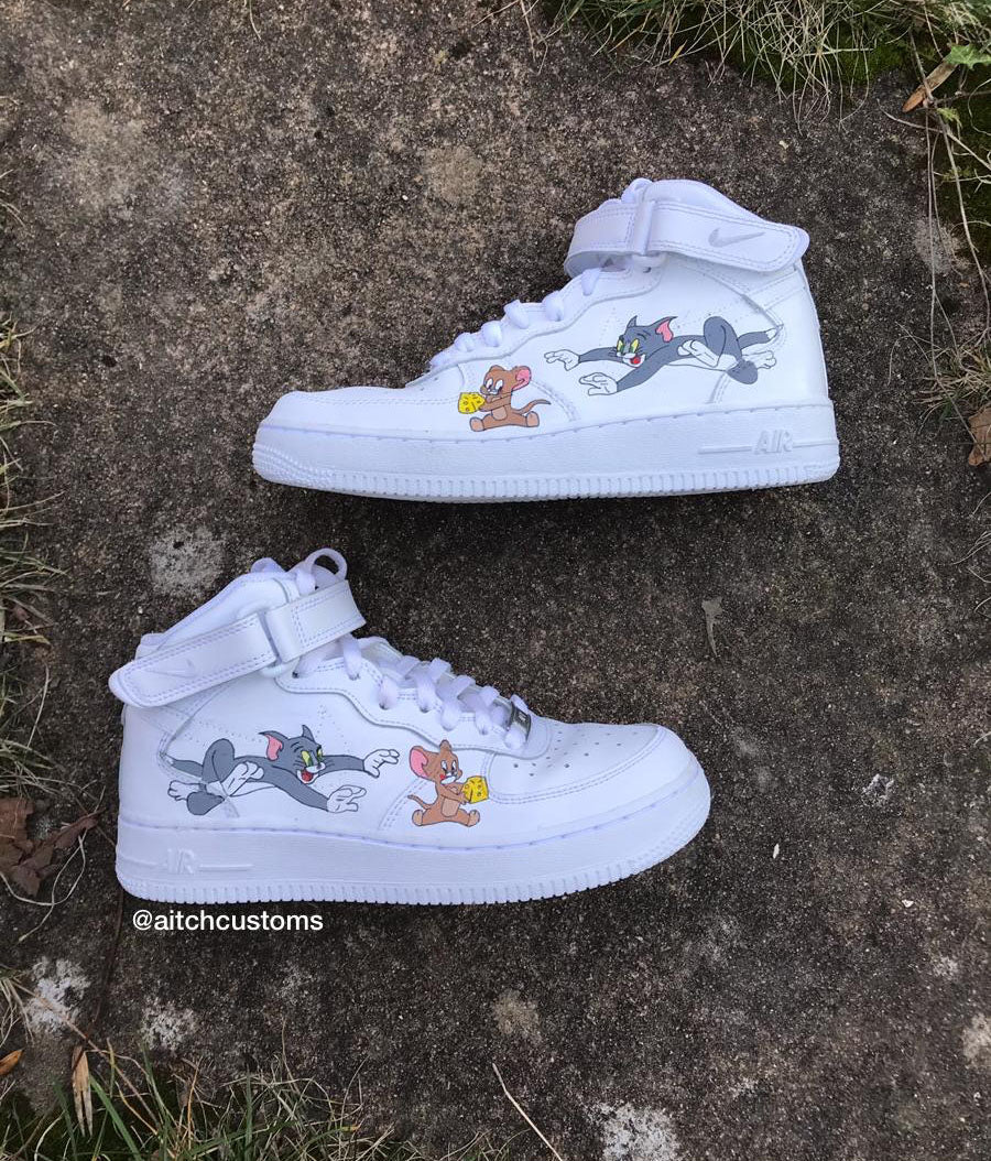 tom and jerry nike air force