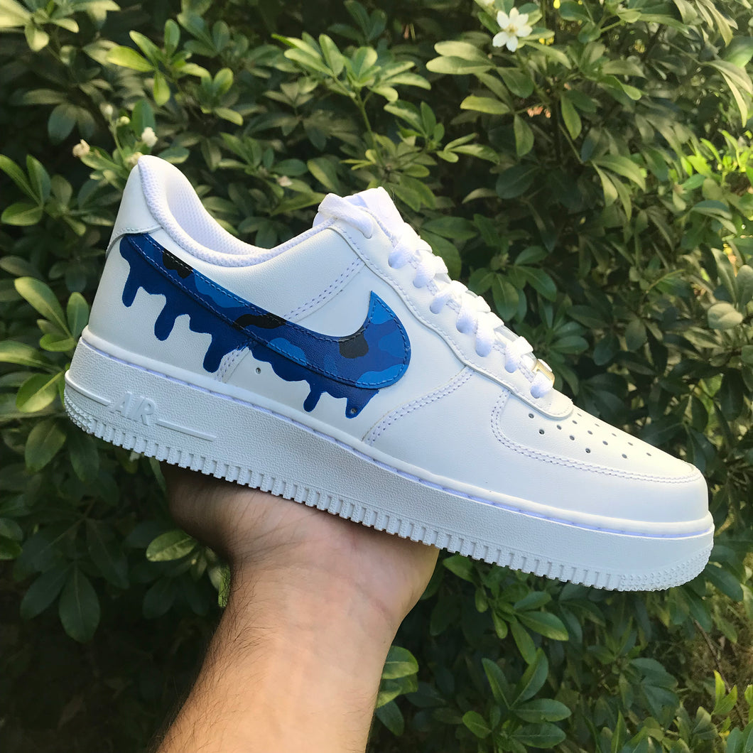 nike air force 1 blue camo