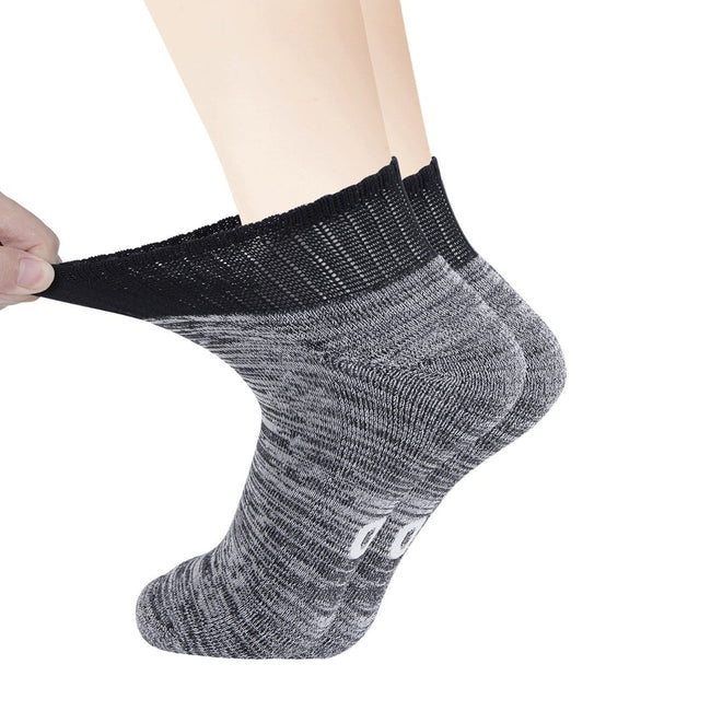 MD Non-Binding Bamboo Ankle Seamless Socks Cushioned Sole (2 Pairs ...
