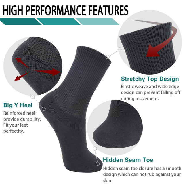 socks with cushion pad