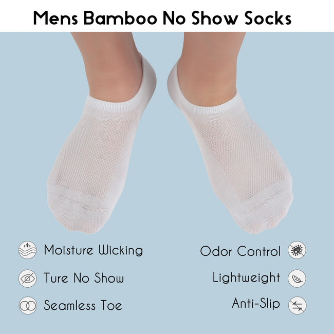 bamboo no show socks