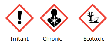 irritant, chronic, ecotoxic