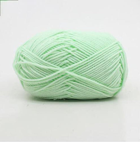 Nevup Pack of 6 Rolls Soft Acrylic Milk Cotton Yarn, Knitting Yarn,DIY Knitting Wool Yarn for Blanket, Multicolor Knitting and Crocheting Yarn