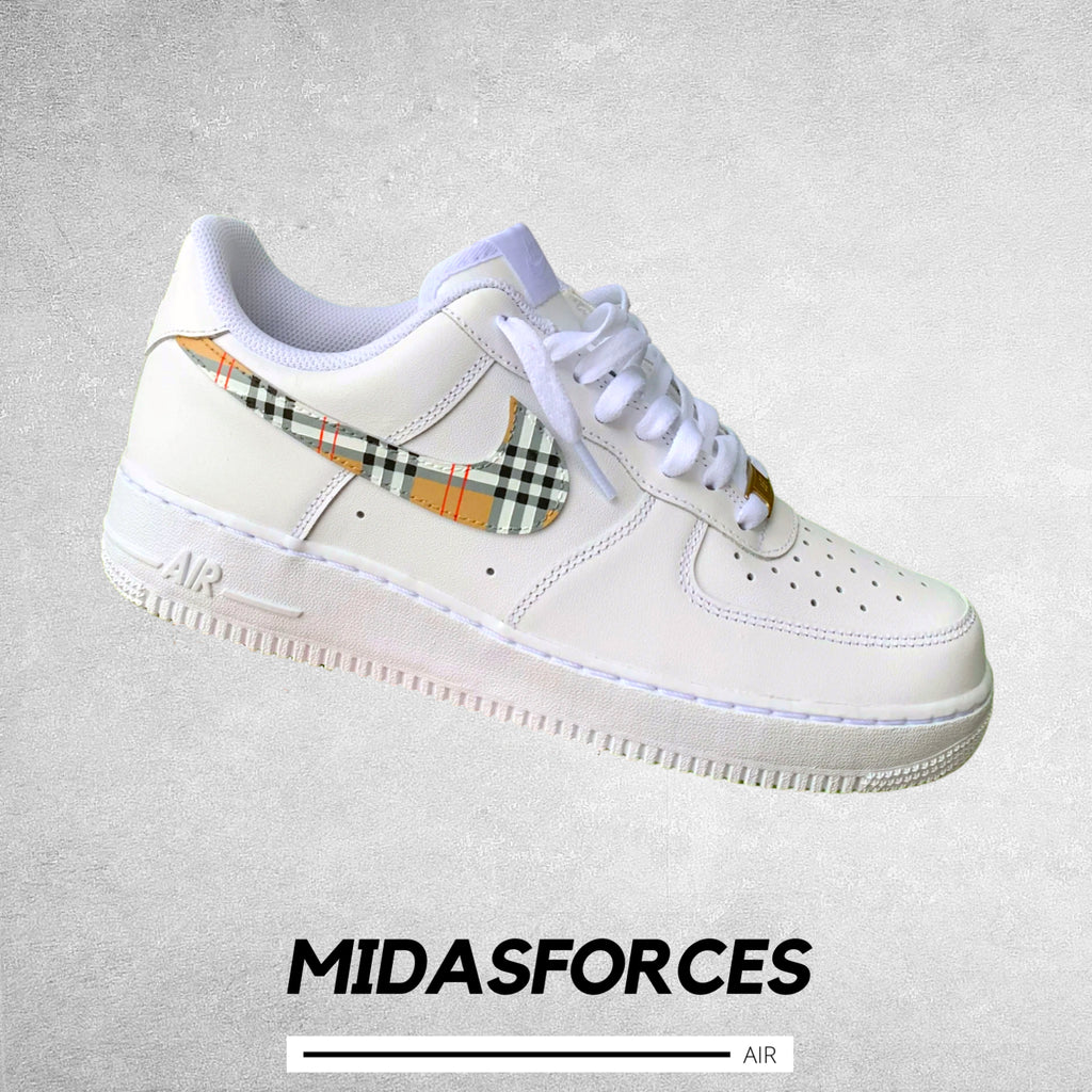 air force 1 with burberry tick