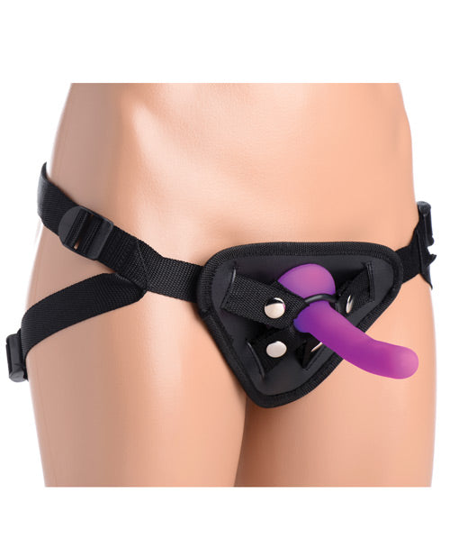 Strap U Strap-u 10x Swirl Ergo-fit Inflatable & Vibrating Strapless  Strap-on -Black