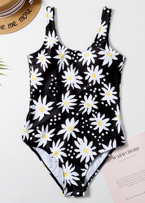 flower print one piece