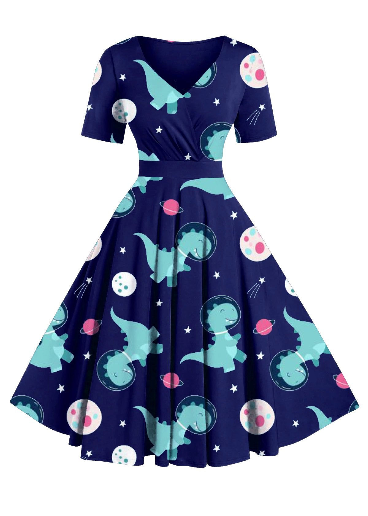 dinosaur swing dress