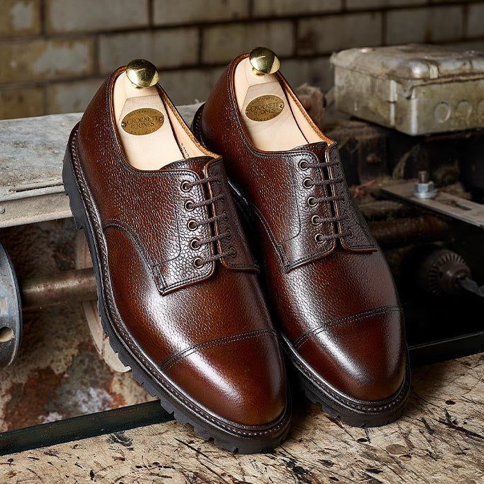 Pembroke Dark Brown Scotch Grain | Crockett & Jones – Crockett & Jones UK