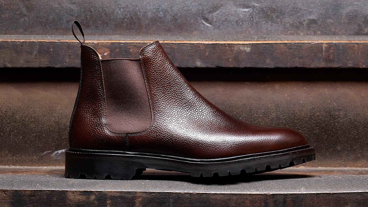 Chelsea 11 Dark Brown Scotch Grain | Crockett & Jones – Crockett