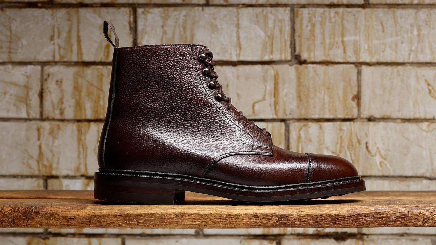 Coniston Dark Brown Scotch Grain | Crockett & Jones – Crockett