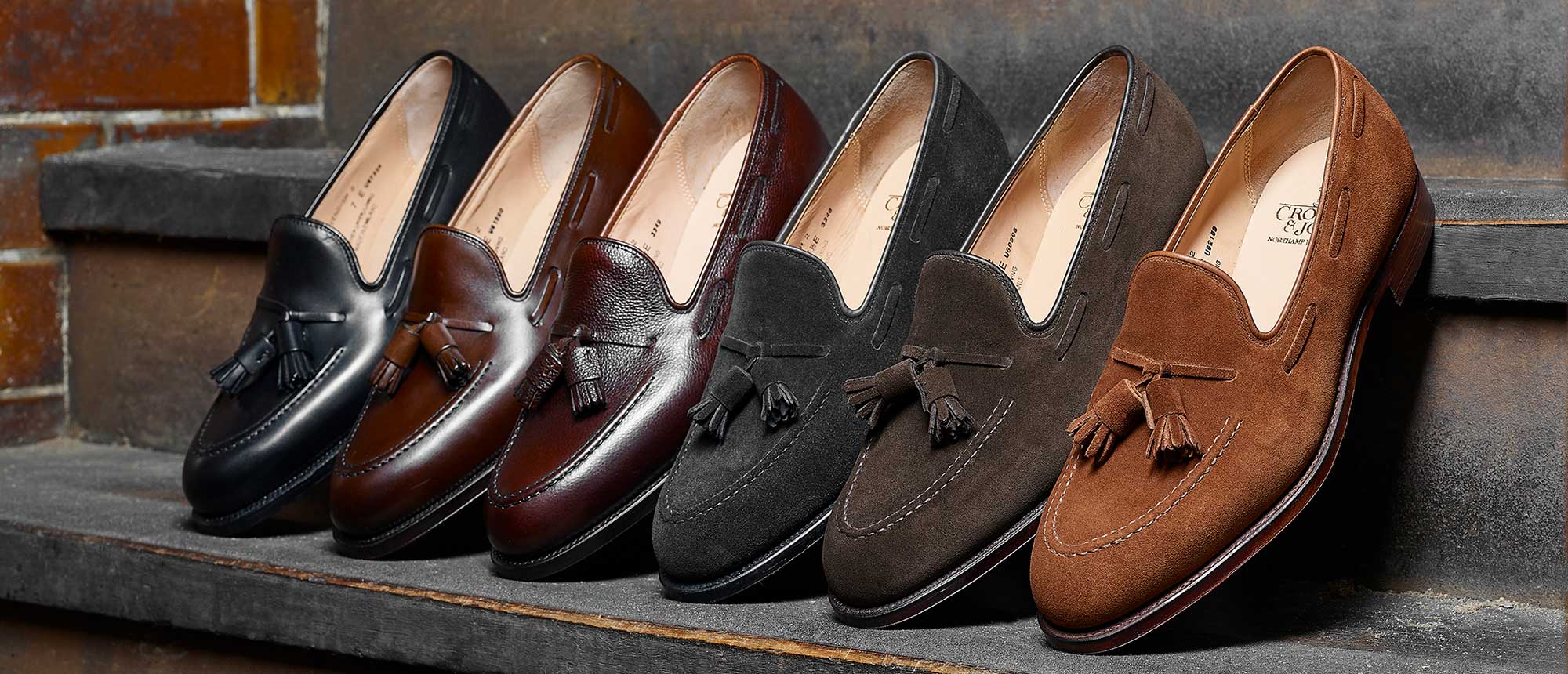 mens suede loafers