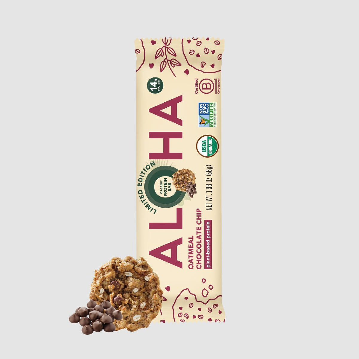 Oatmeal Chocolate Chip Protein Bar - A&S Discount