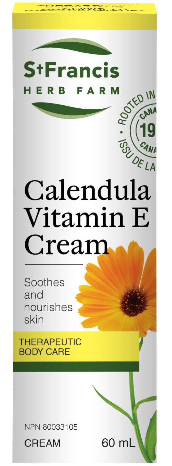 ST FRANCIS HERB FARM Calendula Vitamin E Cream (60 ml) – Kelly's Health Shop