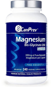 CANPREV Magnesium Bis-Glycinate 200 Gentle (240 caps)