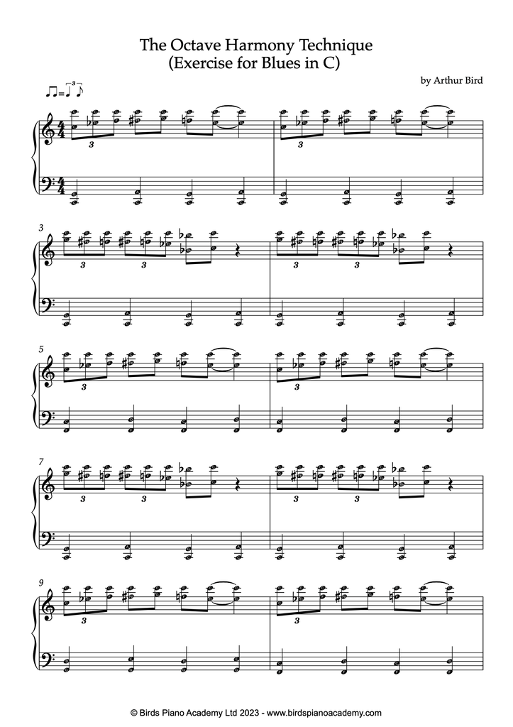 Blues Piano Exercise