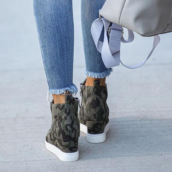 extra mile wedge sneaker