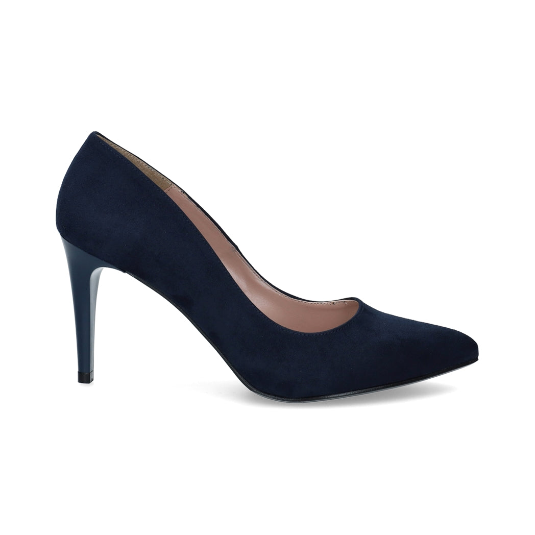Giulia Midnight Blue High heels Pumps - Chic & Comfortable Nubuck for Women