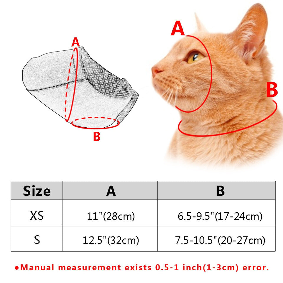 muzzle for cats to stop biting