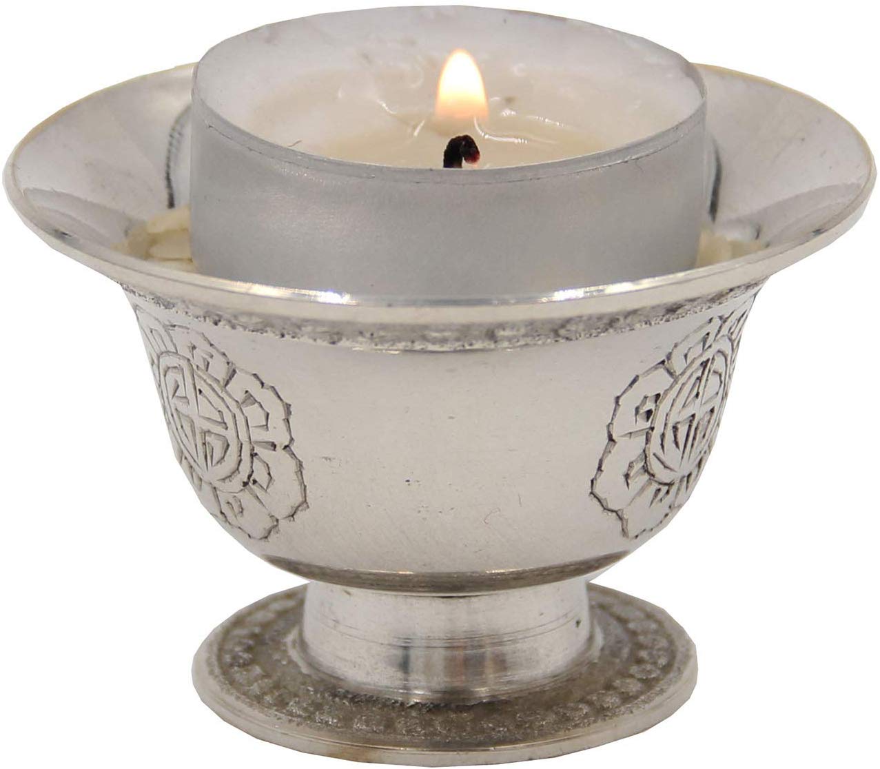 silver lamp holder