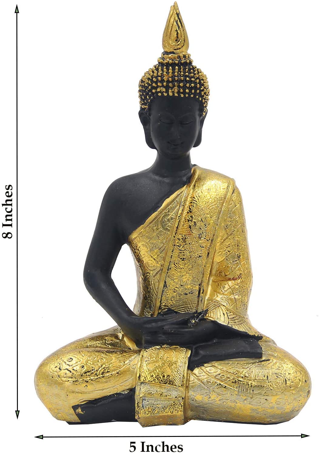 Golden Buddha Statue For Home Altar Shrine Meditation Room Dharmaobjects