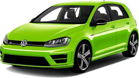 VW Golf Fantacy Concept Green Lime Gold Paint