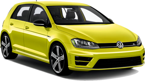 VW Golf Fantacy Concept Yellow Lime Gold Paint