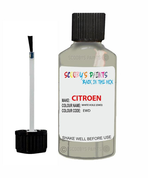 Paint For Citroen C15 Blanc Banquise Code Ewp Touch Up Paint Scratch S –  Auto Car Paint UK