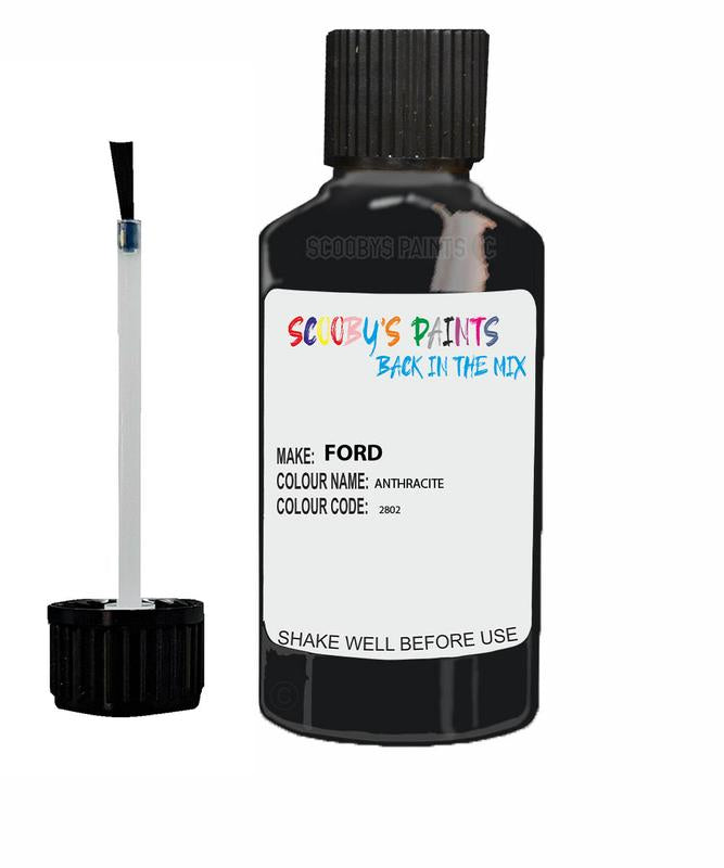 FORD FOCUS ANTHRACITE Code 2802 Touch Up Paint 1993-2018